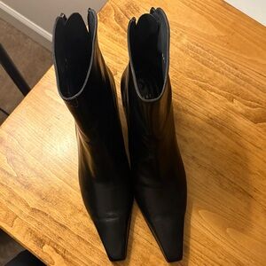 Stuart Weitzman Black Heeled Boots